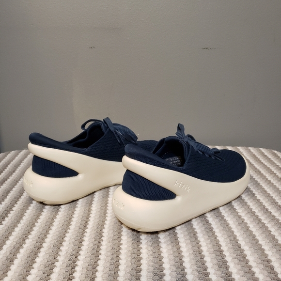 Kizik Roamer Hands-Free Slip-On Sneakers Navy Blue Knit Men’s 7.5 / Women’s 9 - Picture 8 of 11